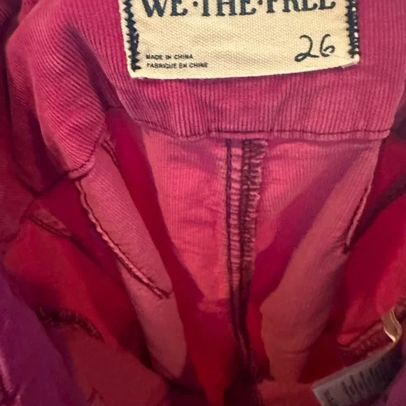 We The Free Pink Flare Jeans - Picture 6 of 8